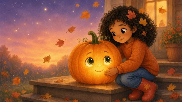 Pip the pumpkin with Maya